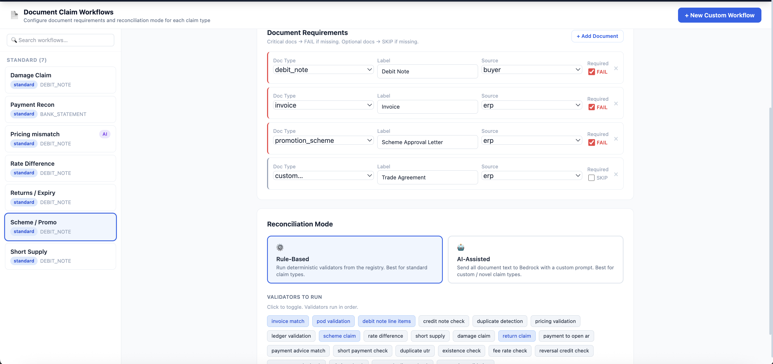 Configurable Workflows screenshot